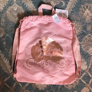 Girls Bibbity Boppity Boutique pink & gold backpac